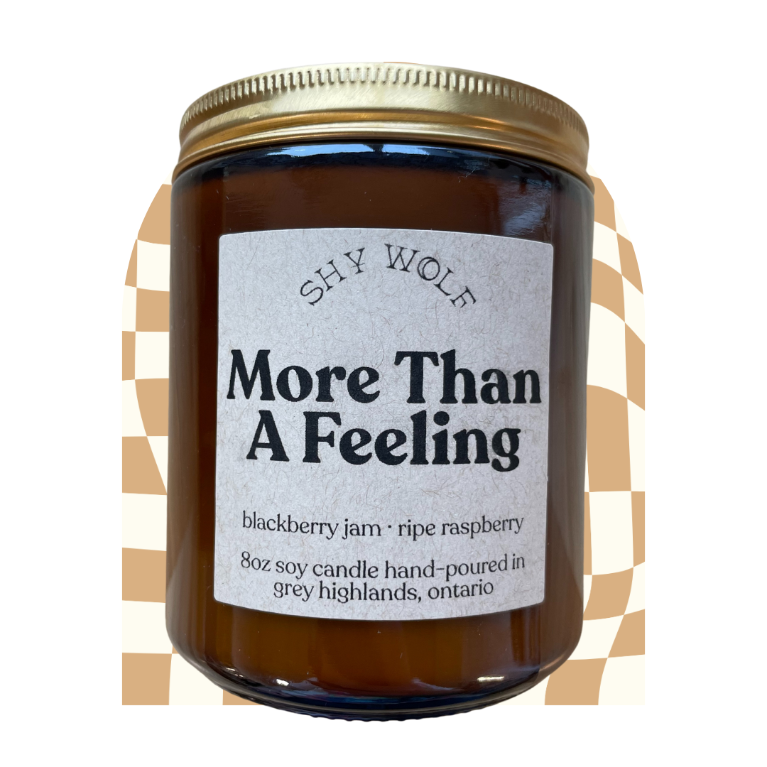 Shy Wolf More Than A Feeling Candle