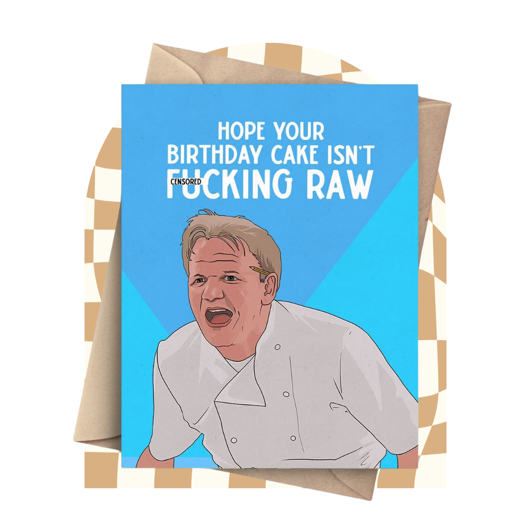 PopCultPaper Gordon Ramsay Birthday Card