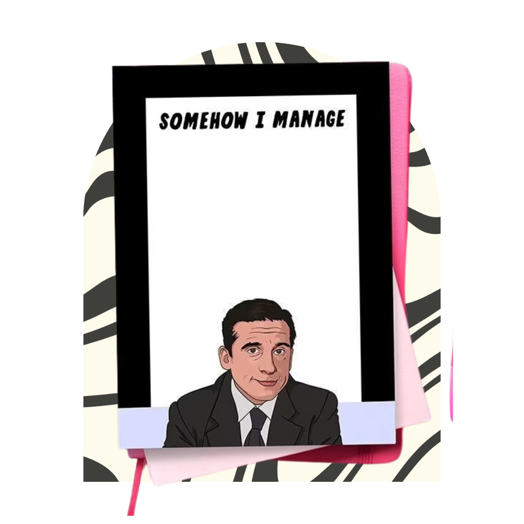 PopCultPaper Somehow I Manage - Michael Scott Notepad