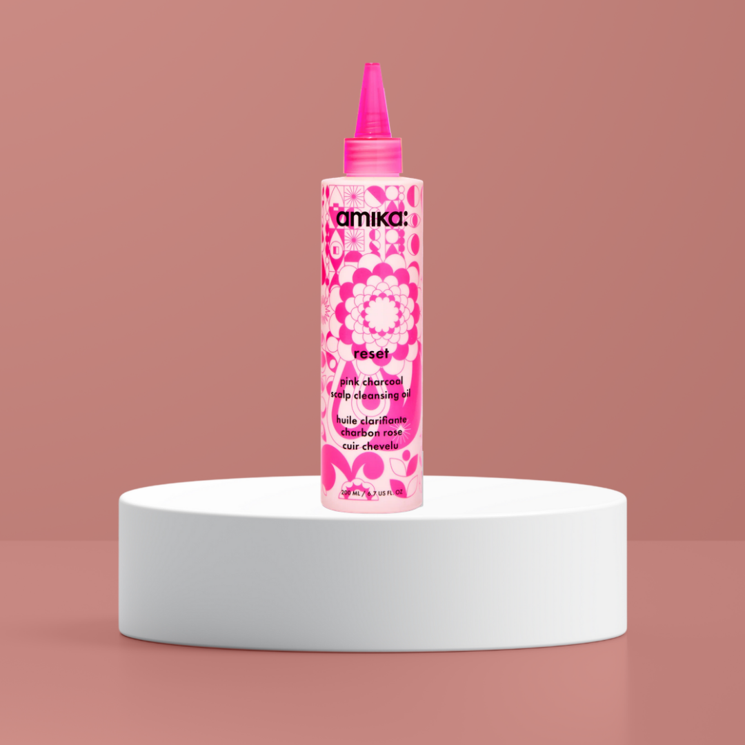 Amika Reset Pink Charcoal Scalp Cleansing Oil