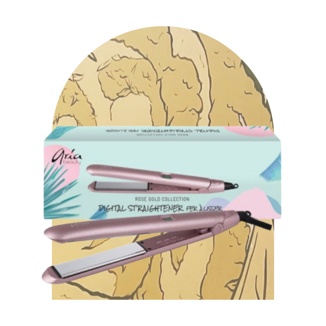 Aria Rose Gold 1" Digital Straightener