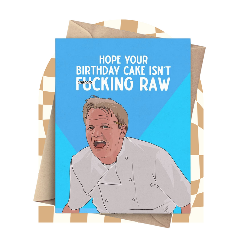 Gordon Ramsay Birthday Card