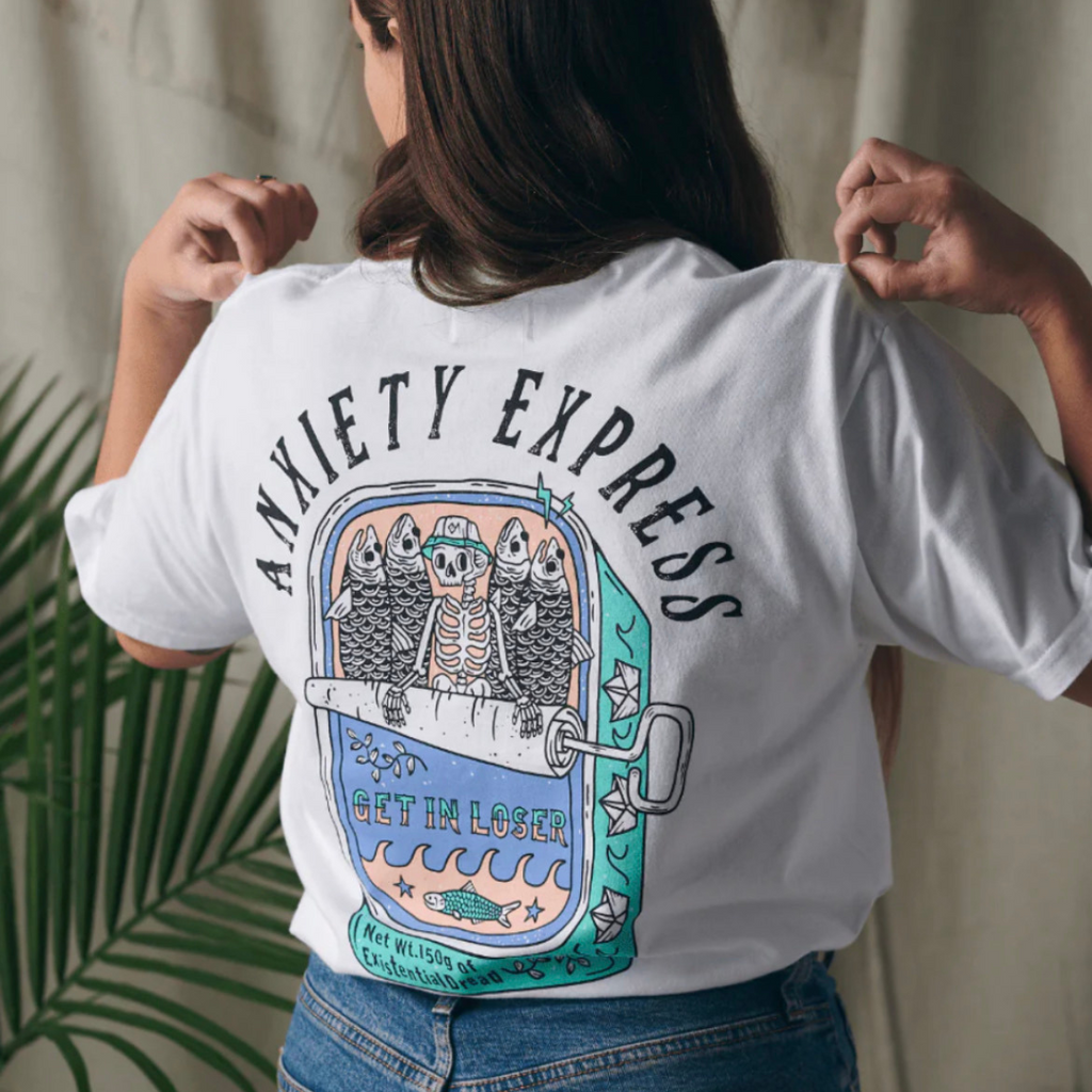 Anxiety Express T-Shirt – Chalk Salon & Co.