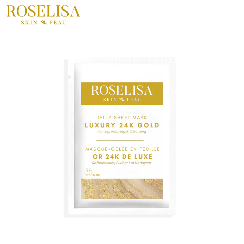 Roselisa Luxury 24K Gold Jelly Sheet Mask