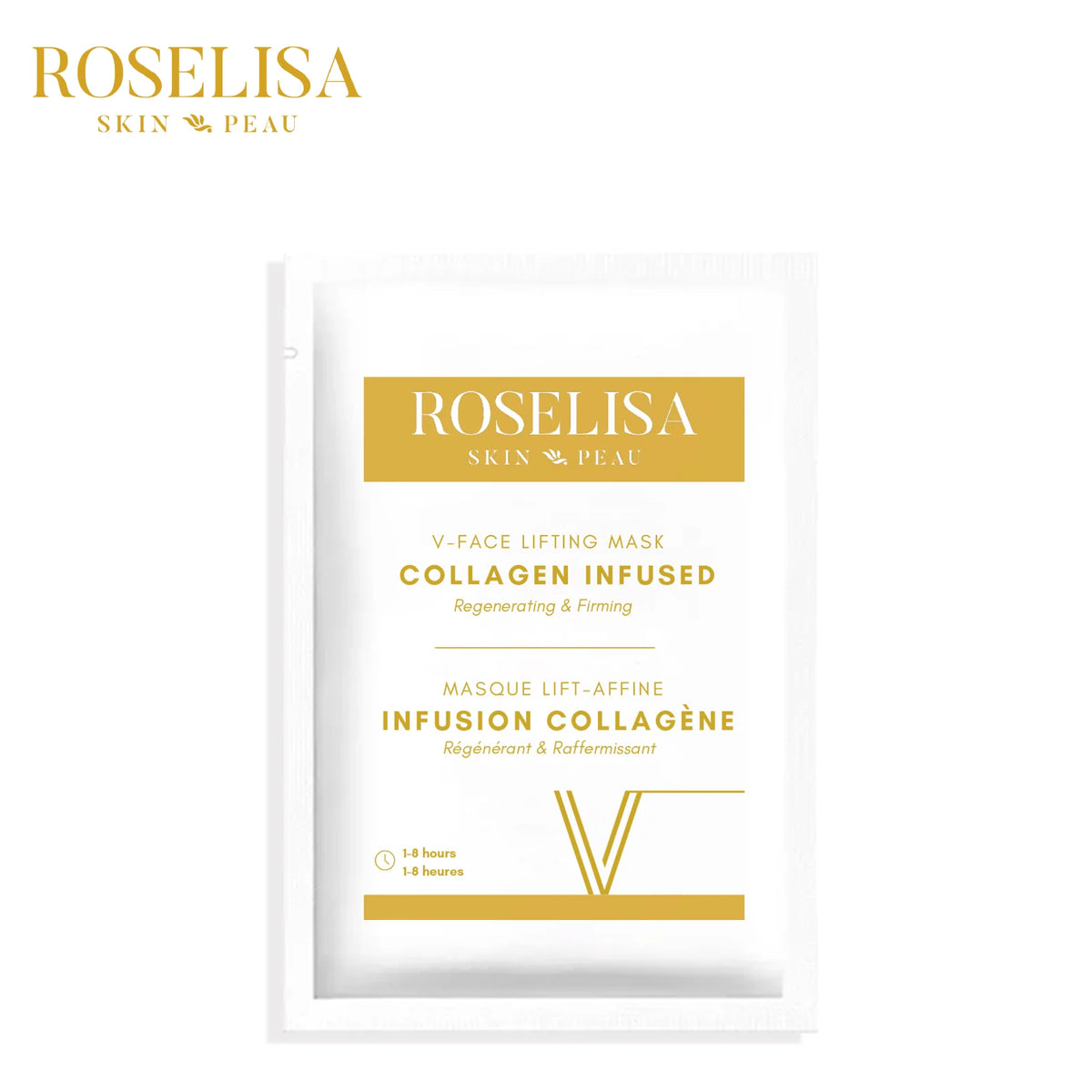 Roselisa V-face Collagen Infused Jelly Sheet Mask